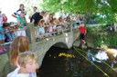 Zieleinlauf an der Eschbachmündung